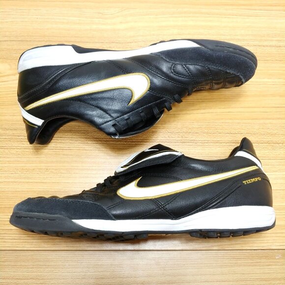 Nike Soccer Shoes Men's US 11.5 Tiempo Mystic III 3 TF Turf 2009 2010 366183-018 - Picture 6 of 9